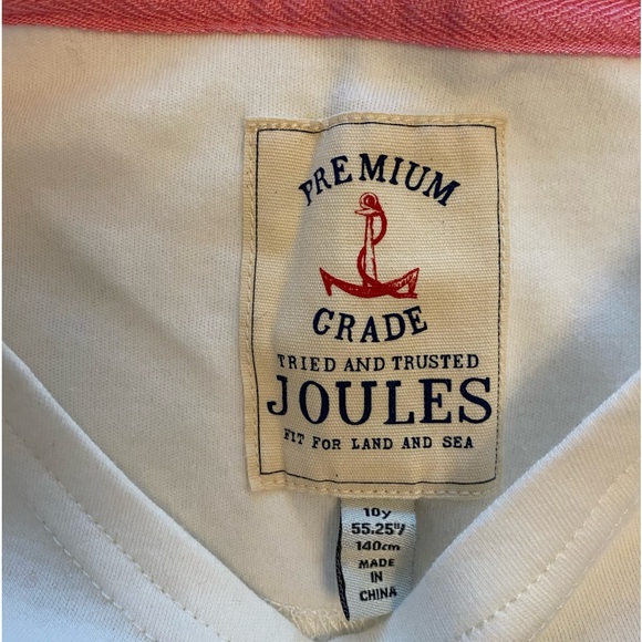 Joules kids striped long sleeve tee size 10 - Picture 3 of 6